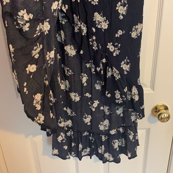 💜 2/25 High Low Floral Maxi Skirt - Picture 2 of 6